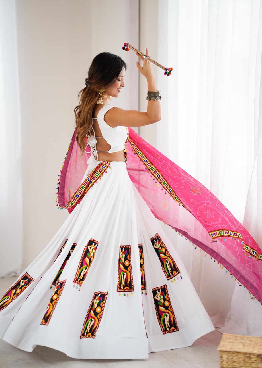 New Launch Navratri Special Havy Rayon Lehenga Choli